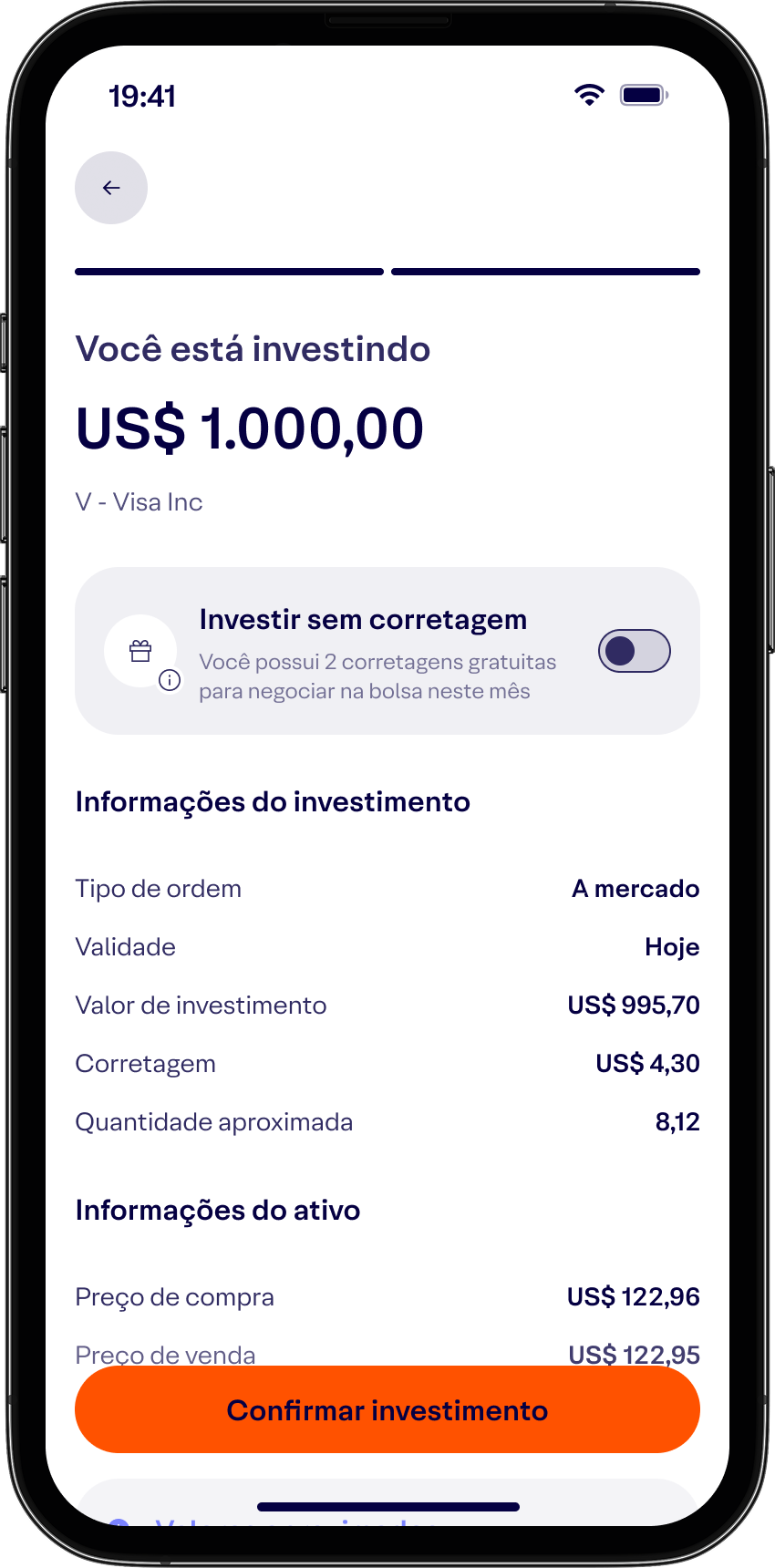 Até 2 operações em Bolsa com corretagem zero