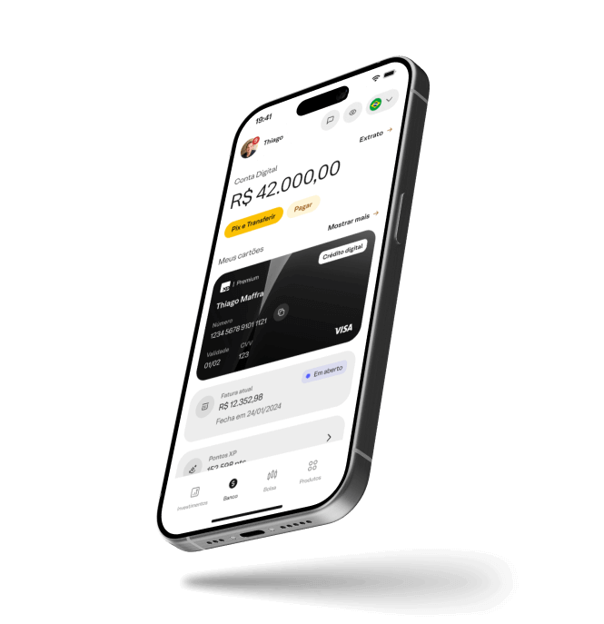 Aplicação Cartão de Crédito XP