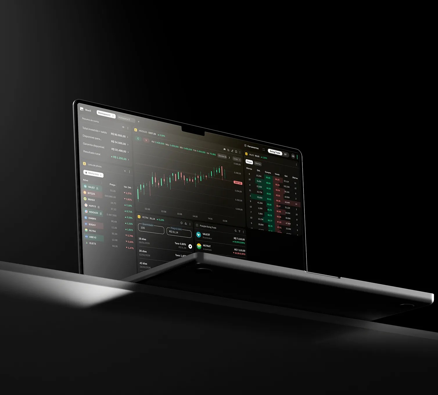 Para traders e investidores que não aceitam plataformas que não acompanham o seu ritmo, o Novo Home Broker é para você que: